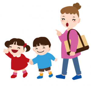 子供とお散歩