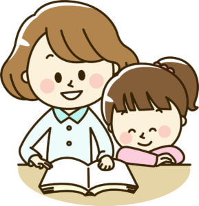 絵本の読み聞かせ