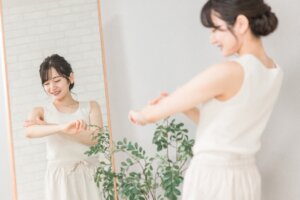 お肌の変化に対応するべく確認を怠らない