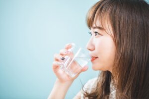 水分を飲む