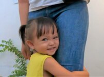 人見知りな子供