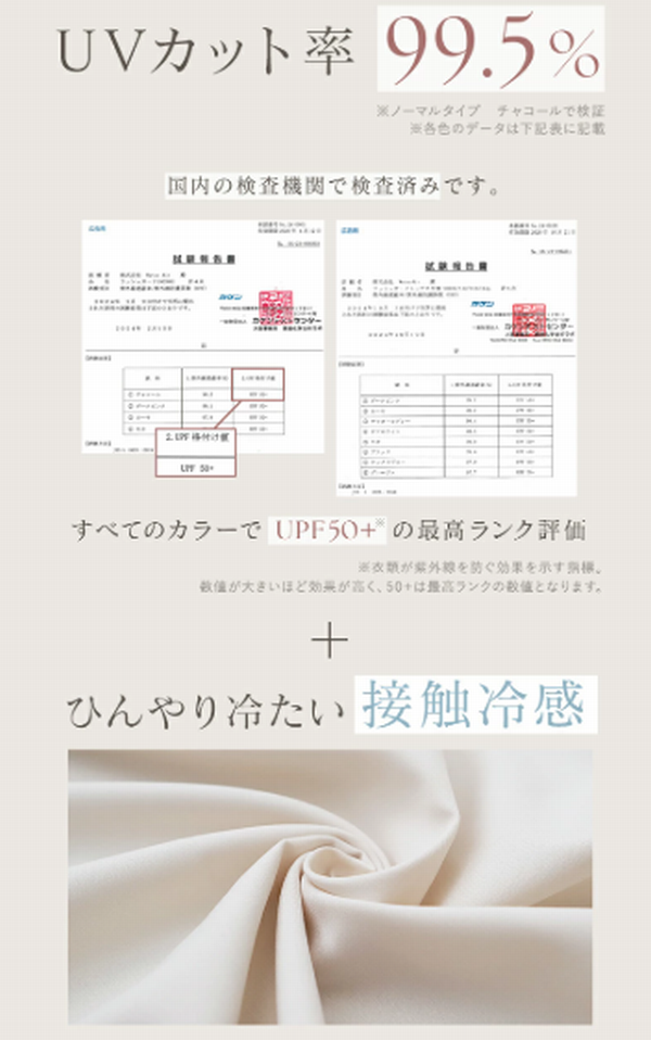 UVカットの長袖水着