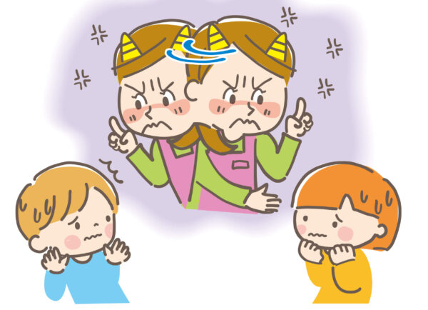子供にあれこれ指導する
