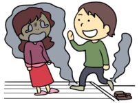 靴が臭くて靴下までにおう